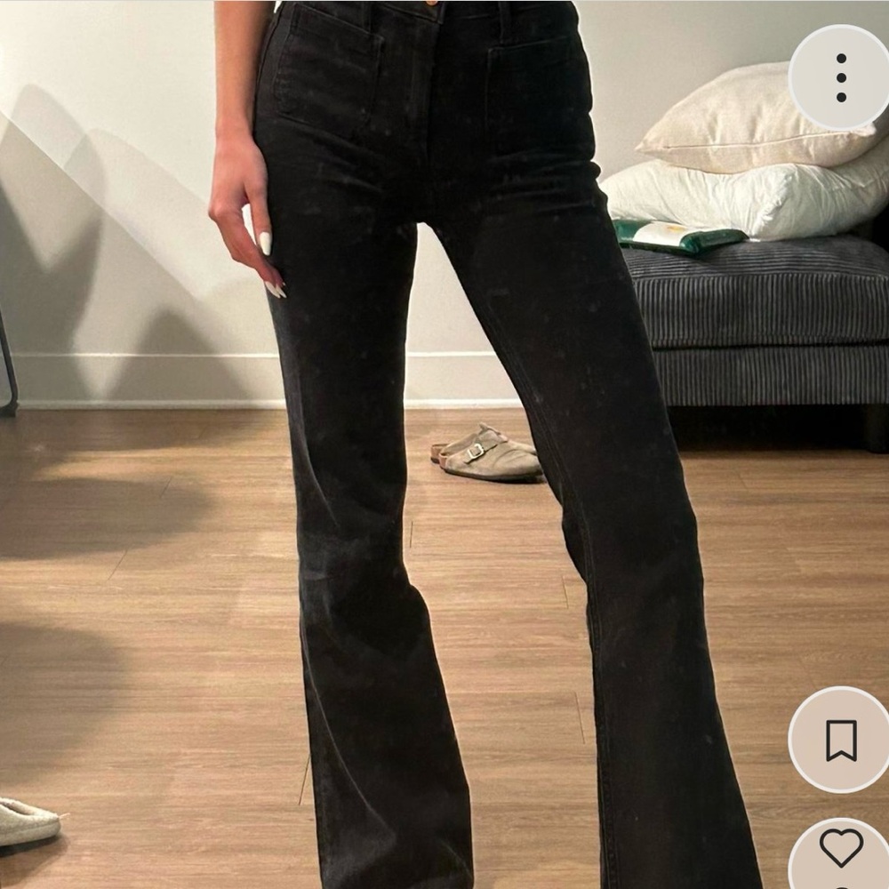 GAP Women's Black Wide Leg Jeans
